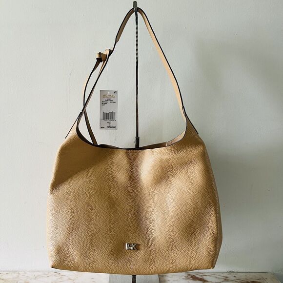 MICHAEL KORS STUDIO June Butternut Leather Medium Hobo Bag